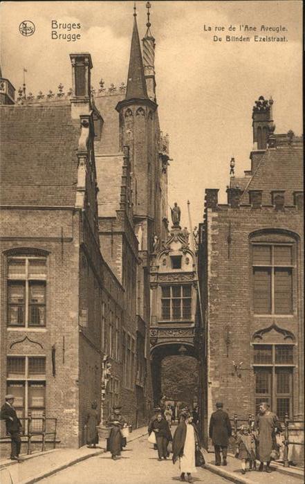 Bruges BRUGGE Belgie La rue de la L_Ane Aveugle