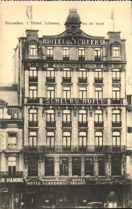 Bruessel Bruxelles L_Hotel Scheers vu de face