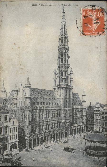 Bruessel Bruxelles L_Hotel de Ville