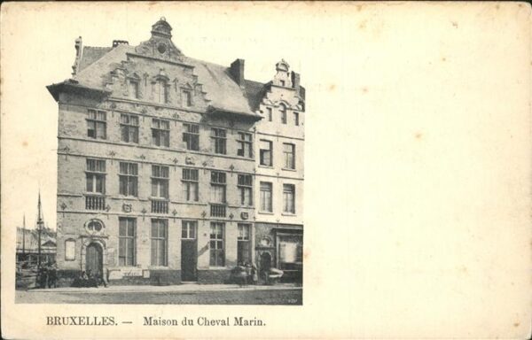 Bruessel Bruxelles Maison du Cheval Marin