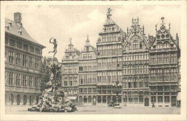 Antwerpen Anvers Gilden Huizen (Groote Markt)