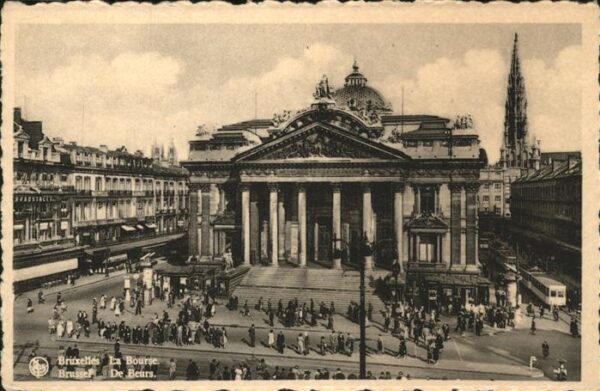 Bruessel Bruxelles La Bourse