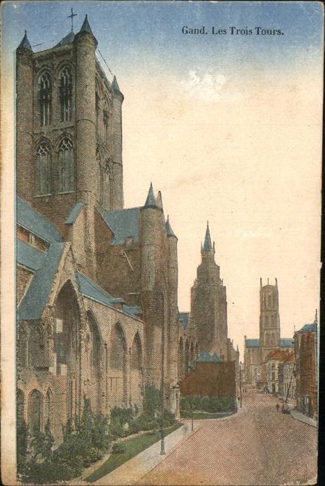 Gand Belgien Les Trois Tours