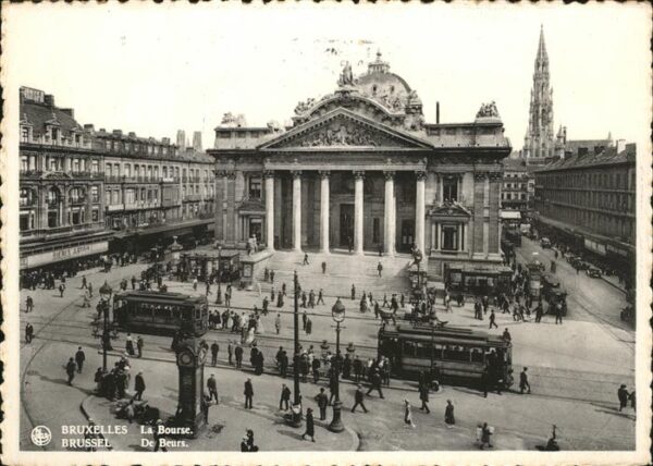 Bruessel Bruxelles La Bourse