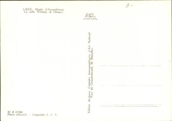 Liege Luettich Musee d`Ansembourg (La salle Willema) – Bild 2