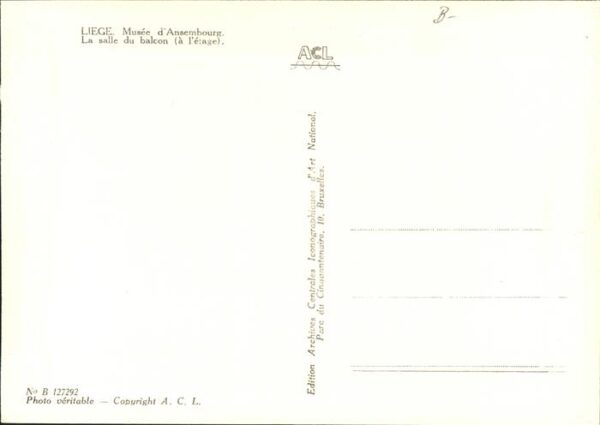 Liege Luettich Musee d`Ansembourg (La salle du balcon) – Bild 2