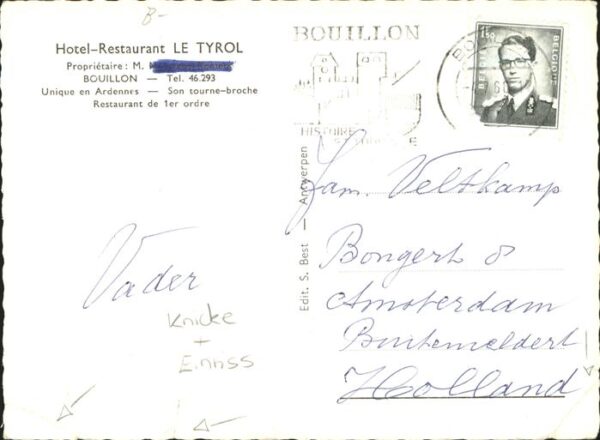 Bouillon Wallonne Hotel-Restaurant Le Tyrol – Bild 2