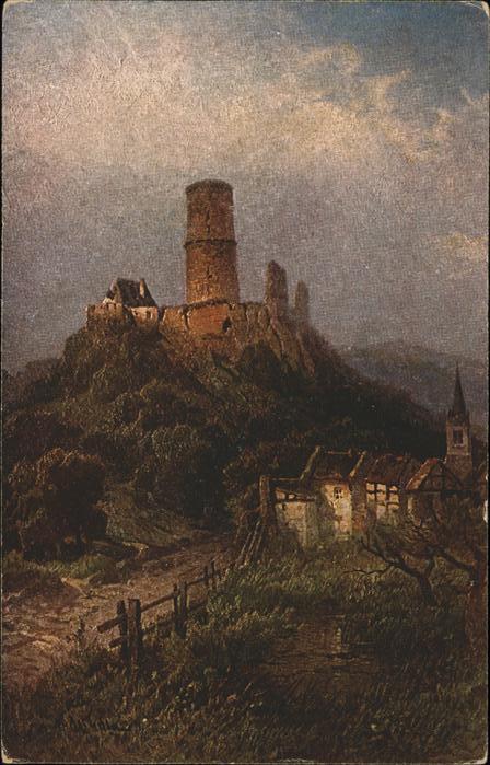 Bad Godesberg Godesburg Künstlerkarte