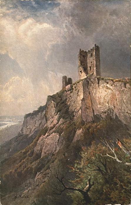 Koenigswinter Drachenfels Künstlerkart