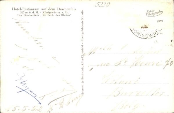Koenigswinter Ruine Drachenfels Hotel Restaurant – Bild 2