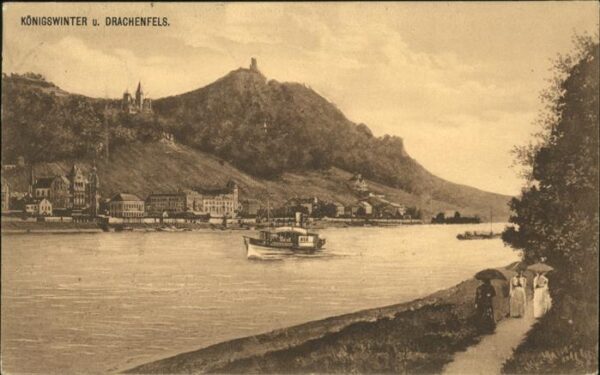 Koenigswinter Rhein Schiffe Drachenfels