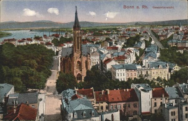 Bonn Rhein Gesamtansicht