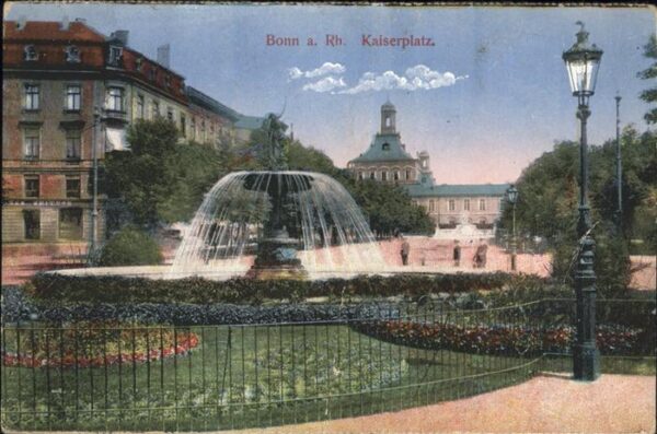 Bonn Rhein Kaiserplatz Brunnen