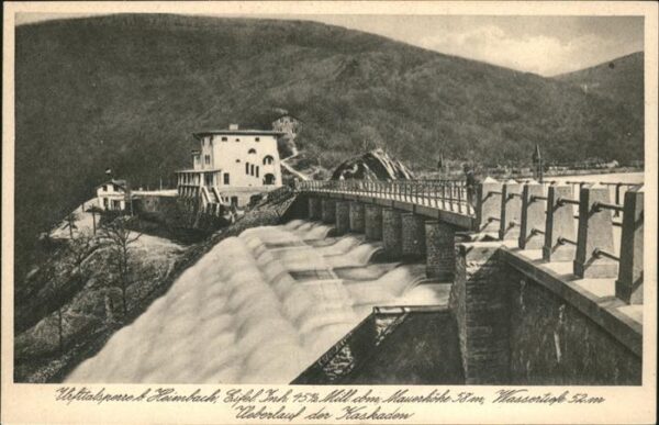 Gemuend Eifel Urfttalsperre Sperrmauer Seehof Hotel R