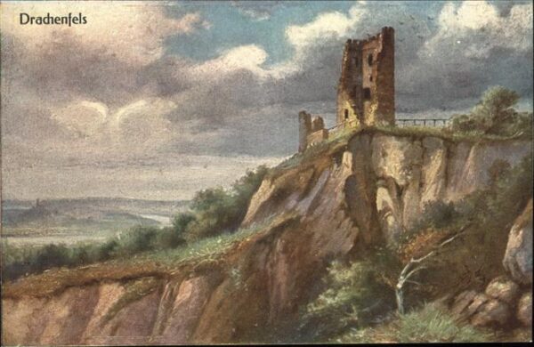 Koenigswinter Künstlerkarte Drachenfels