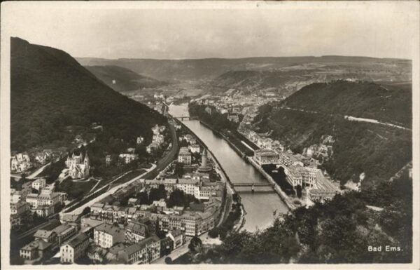 Bad Ems Lahn Fliegeraufnahme