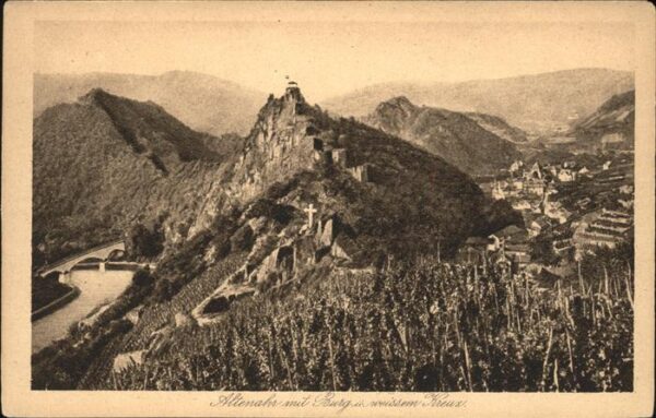 Altenahr Burg Weisses Kreuz