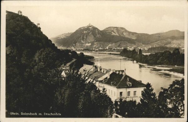 Rolandseck Rhein Drachenfels