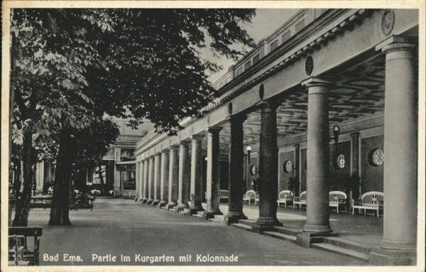 Bad Ems Kurgarten Kolonnade