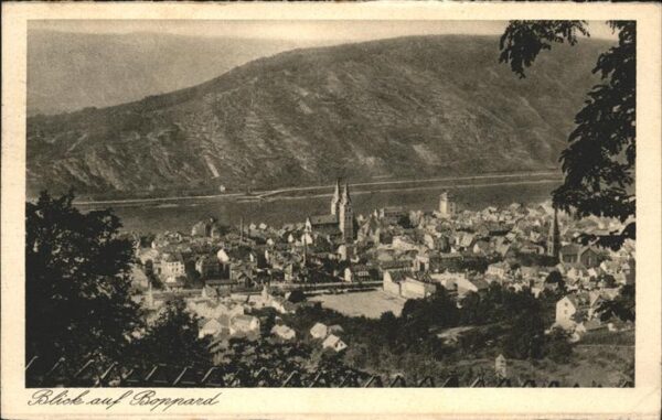 Boppard Rhein Panorama am Rhein