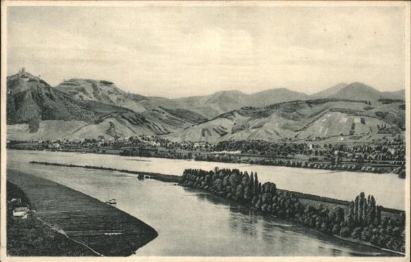 Mayschoss Rhein Siebengebirge Künstlerkarte