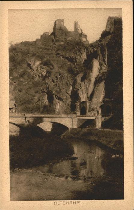 Altenahr Brücke Burg