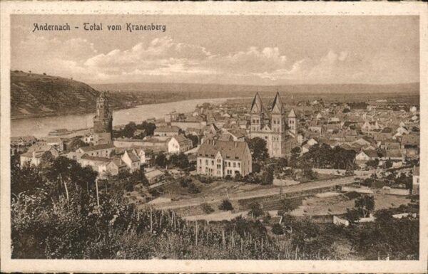 Andernach Total vom Kranenberg Rhein