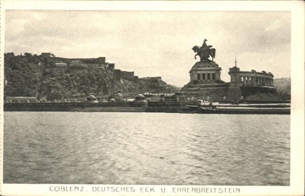 Koblenz Rhein Ehrenbreitstein Deutsches Eck Rhein Den