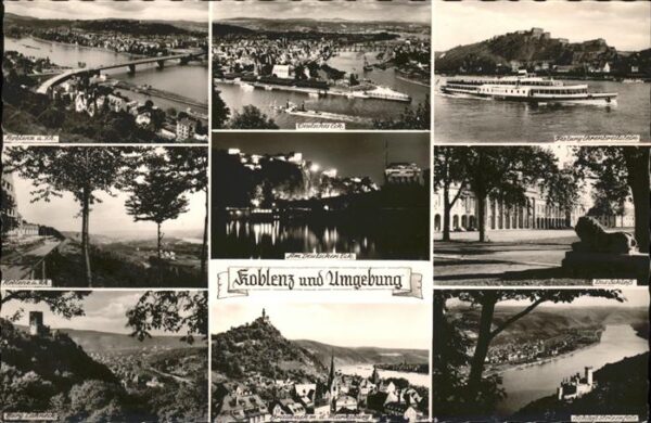 Koblenz Rhein Verschiedene Ansichten