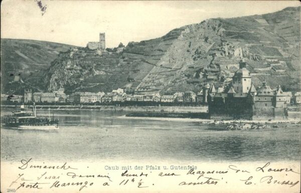 Caub Rhein Pfalz Gutenfels