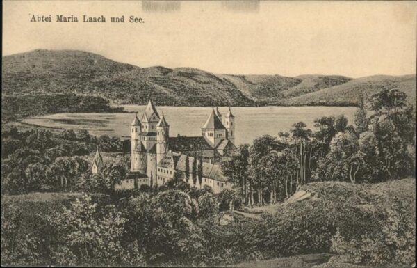 Kretz Abtei Maria Laach mit See