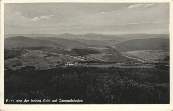 Jammelshofen Blick von der Hohen Acht