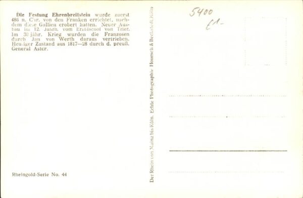 Koblenz Rhein Festung Ehrenbreitstein – Bild 2