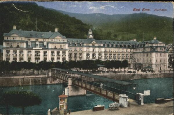 Bad Ems Kurhaus Lahn Brücke