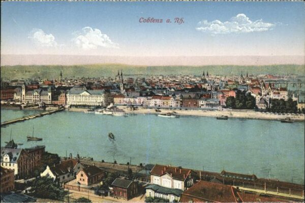 Koblenz Rhein Rheinpanorama