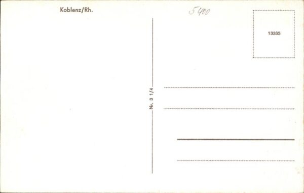 Koblenz Rhein Blick vom Ehrenbreitstein auf Deutsches – Bild 2