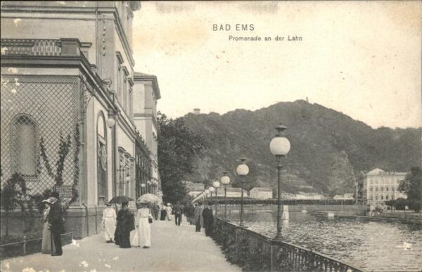 Bad Ems Promenade an der Lahn