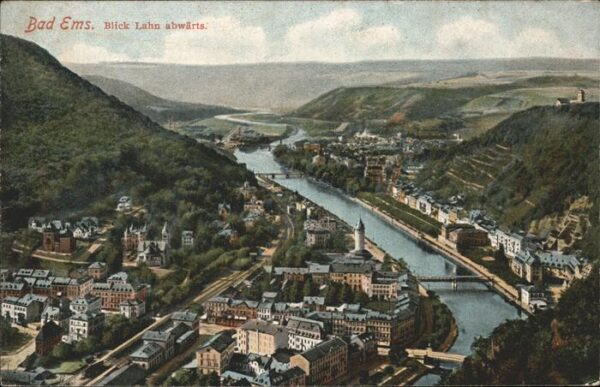 Bad Ems Lahnpanorama