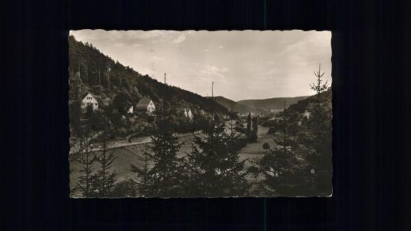 Nassau Lahn Kaltbachtal Blick vom Haus Margarete