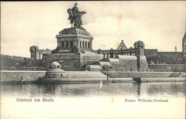 Koblenz Rhein Deutsches Eck Kaiser Wilhelm-Denkmal