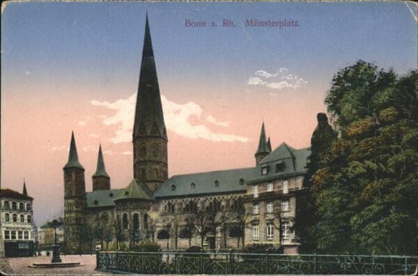 Bonn Rhein Münsterplatz