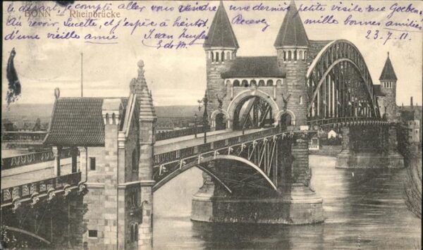 Bonn Rhein Rheinbrücke