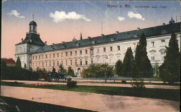 Bonn Rhein Universität Pferdewagen