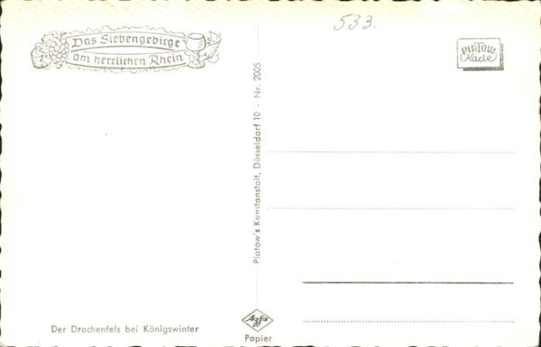 Koenigswinter Rhein Schiffe Siebengebirge – Bild 2