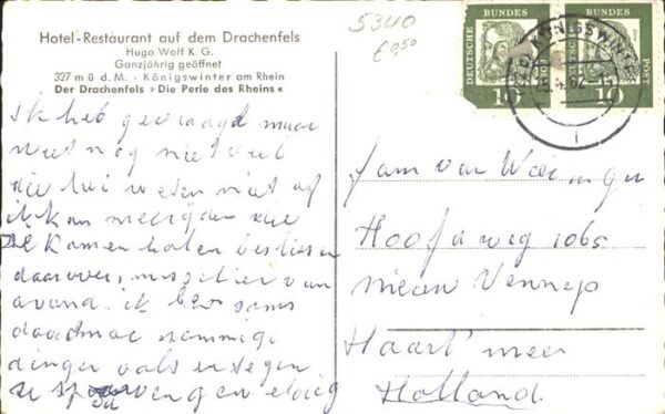 Rhoendorf Wohnhaus Bundeskanzler Adenauer mit Dra – Bild 2