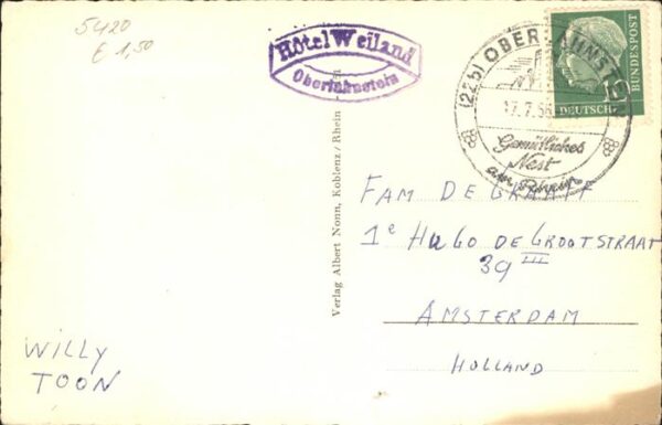 Oberlahnstein Altes Rathaus Weinbrunnen – Bild 2