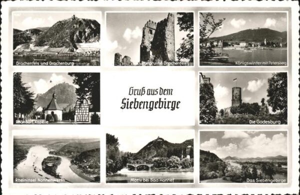 Koenigswinter Siebengebirge Godesburg Petersberg Drac