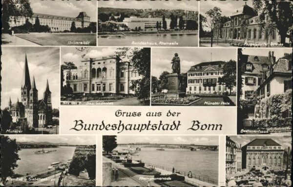 Bonn Rhein Schloss Bundeshaus Universität Münster