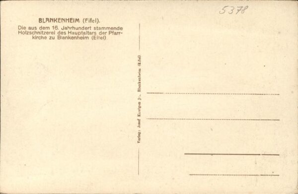 Blankenheim Ahr Hauptaltar der Pfarrkirche – Bild 2