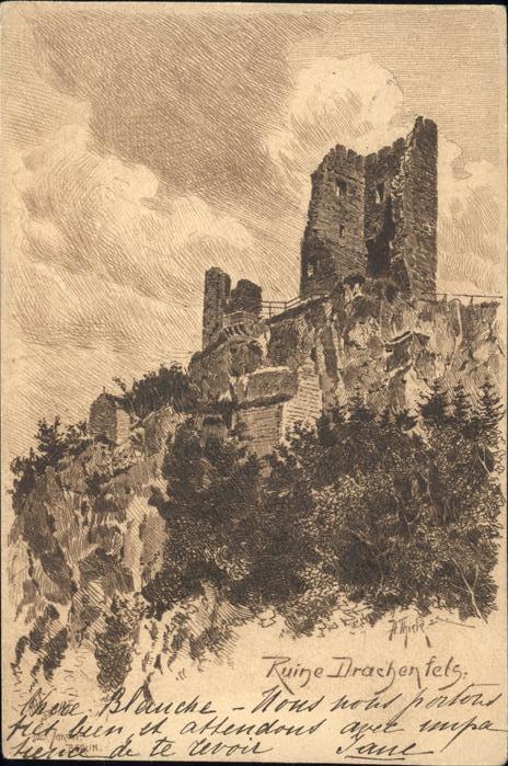 Koenigswinter Ruine Drachenfels